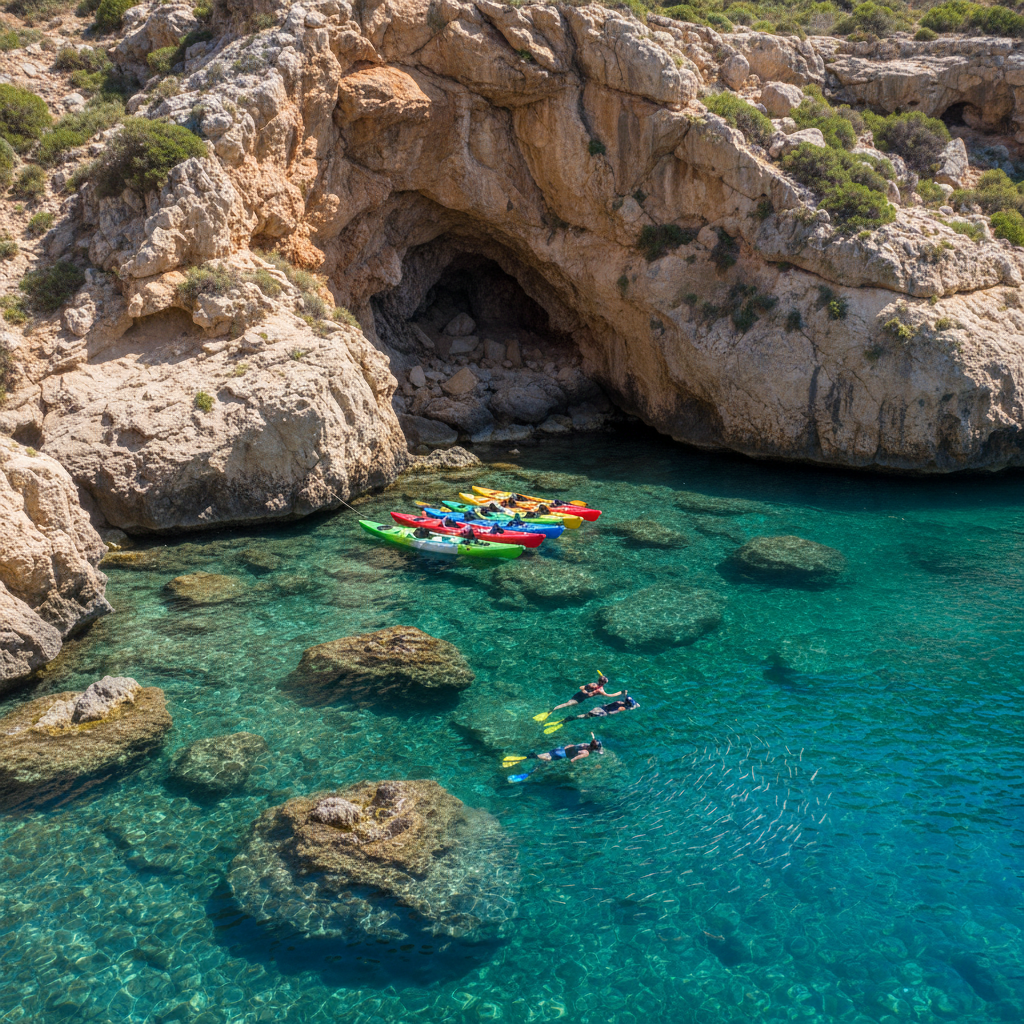 Kayak y Snorkel en Calas de Salobreña